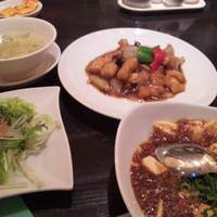 廣東料理 民生 ヒルトンプラザウエスト店 - 麻婆豆腐ランチ