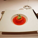 赤ピーマンのムース