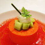 赤ピーマンのムース