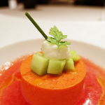 赤ピーマンのムース