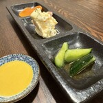 あげづき - お新香と一品