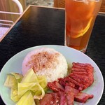 香港軽食 - 叉焼飯