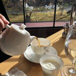 万平ホテル メインダイニングルーム - 紅茶は目の前で♡