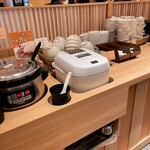 しゃぶ菜 - ご飯とカレー