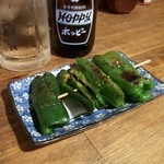 立ち呑み拳 - ピーマン（100円）甘いよ～　2014.08