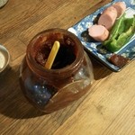 立ち呑み拳 - 謎のミソ、ちょい塗りでピリ辛のウマし　2014.08