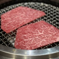 日本焼肉はせ川 表参道店 - 雪降り和牛もも肉 網焼きしゃぶ