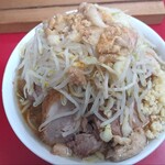 ラーメン二郎 神田神保町店 - 小豚（ニンニクアブラカラメ）