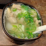 『特性煮込みスープ（もつスープ）』550円