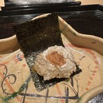 料理屋もり尋 - カラスミ玄米もち（カラスミがある時期の定番）