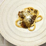 prospero - モリーユ茸のピチ