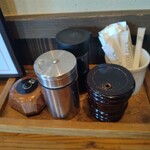 白鳥十郎そば本舗 - 調味料