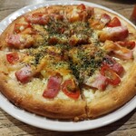 潮風ブルースタンド - シェフの気まぐれピザ1200円