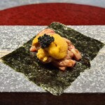 銀座 鉄板焼き ステーキ K-sio - キャビア、うに、生肉