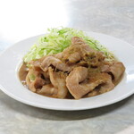 豚バラ生姜焼き