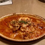 サングリア - 料理：平目のスペシャル料理サングリア風