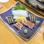 遊膳やま笠 - お刺身盛り合わせ