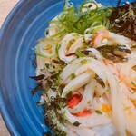 うどん 慎 - 冷しょう油+めんたいこ+いそのり