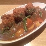 カレーや うえの - チキンカツと野菜のカレー