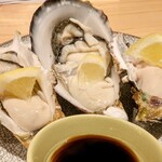 ニューサカナヤキオ - 【牡蠣３種】（左より室津、赤穂、浦村）