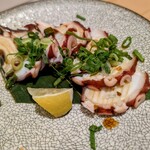 ニューサカナヤキオ - 【地ダコ（常磐）の青唐辛子醤油】