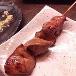 焼き鳥ダイニング 鈴木 - 炙りキモ