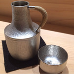 喜一 - 冷酒は福寿の純米酒。