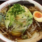 岡山らぁめん　麺屋照清 - 醤油野菜らーめん