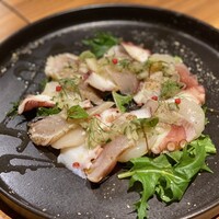 洋食ビストロ 一方美人 - 魚介３種を使ったカルパッチョ