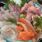 栄太郎 - 今日の美味い刺身を見繕ってもらいます！！