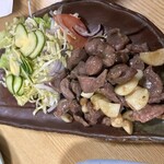 栄太郎 - 砂肝のバター炒め！！