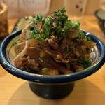 島ノ飯 みなもと - パパイヤミミガー酢(単品) 550円