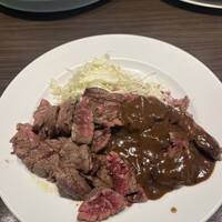 キャトルラパン - 400g 味噌&ポン酢　凄い量だが脂身少なく胃もたれしない　案外ペロリと食べれる