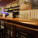 石橋スタンド わだち - 無垢のカウンター