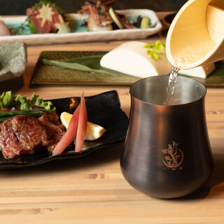 日本酒/焼酎自信有！酒器にもこだわり☆料理とのマリアージュ☆