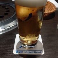 叙々苑 新宿小田急ハルク店 - 生ビールで乾杯