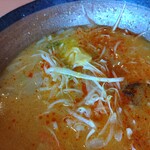 幸楽苑 - スープが味変化