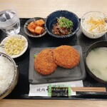 焼肉 たむら - コロッケ定食(¥990)