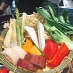 Lambでしょ ジンギスカン ラムグリル - 本日の焼き野菜♪