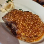 ビストロ カリテプリ - 極厚ポークステーキ    ソースも美味い❗️