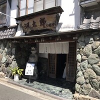 河太郎 中洲本店 - 元祖 活いか  カッパが出迎える立派な店構え