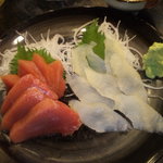 ずぼら - 1月刺身（ほうぼう・インドマグロ）