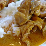 シンカム 黄金の獅子 - レッドカレーにしみこむ白ゴハン。それが良い！