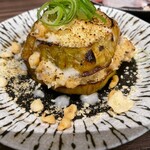 立ち呑み ソメアカ - ナスサンド（痺れるセンス）