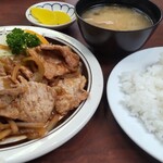 キッチン南海 - しょうが焼き定食
