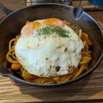 バンザイ ナポリタン - なみ　ダブルめだま焼きトッピング