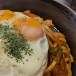 バンザイ ナポリタン - なみ　ダブルめだま焼きトッピング