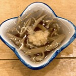 秋田大衆割烹料理 米代 - じゅんさいポン酢700円