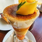 フルーツピークス つくば店 - マンゴーブリュレパフェ