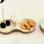 オステリア・オ・ジラソーレ - お料理前の小皿